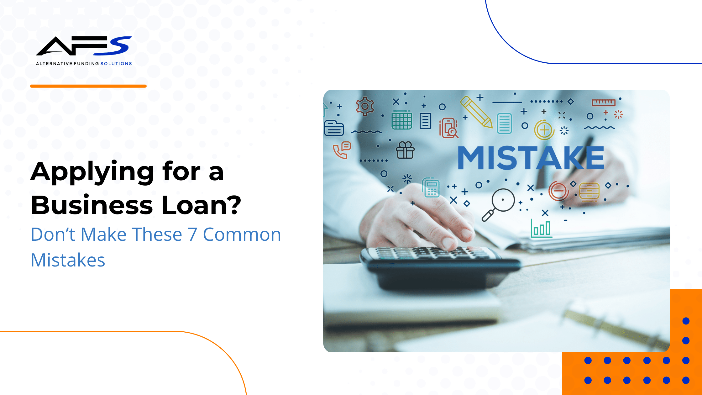 Common business loan mistakes before applying