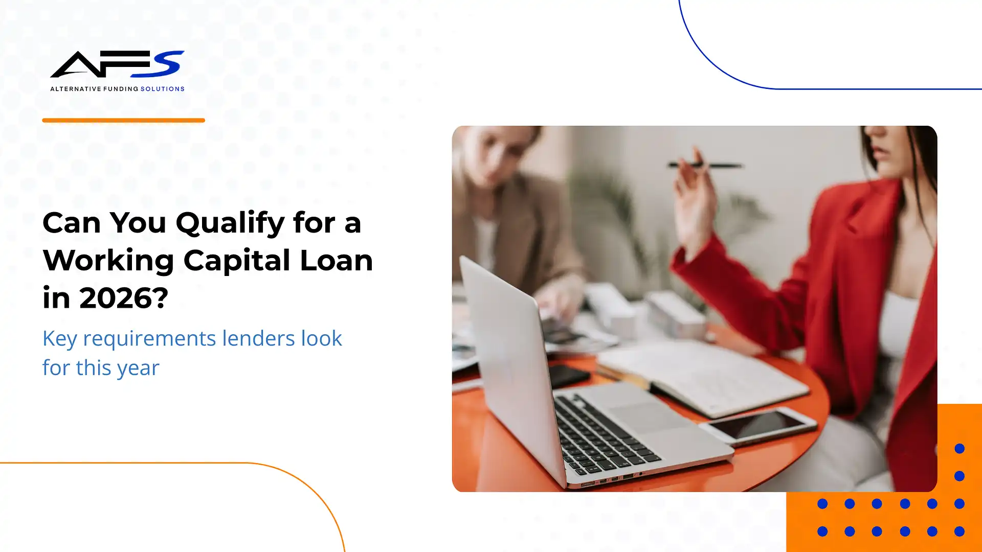 Business owner reviewing financial documents for working capital loan approval