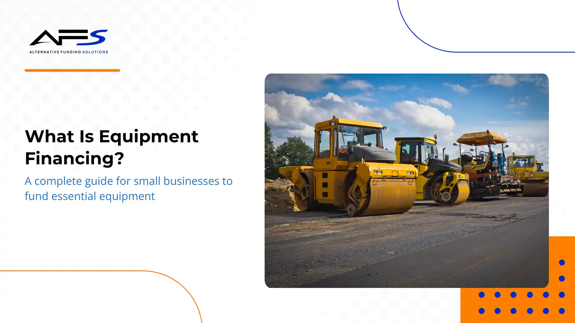 Small business owner using equipment financed through a business loan
